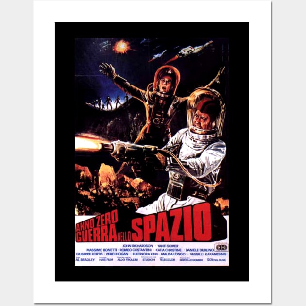 Classic Science Fiction Movie Poster - Battle of the Stars Wall Art by Starbase79